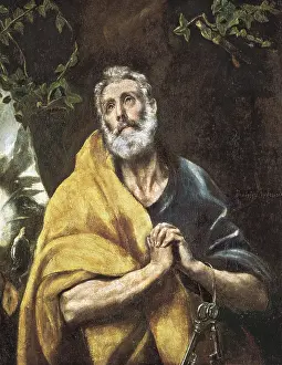 Remorse: The Tears of Saint Peter. ca. 1594 - 1604. Mannerism