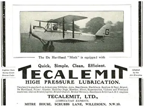 Tecalemit: Tecalemit High Pressure Lubrication For The DH Moth