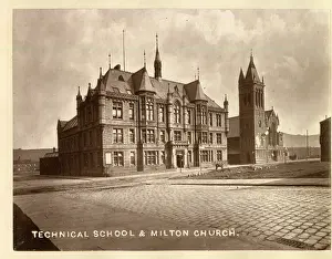 Cobblestones: Technical School and Milton Church, Huddersfield