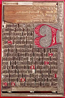 Stereotypes: technics, letterpress, typeset to the Mainz Psalter