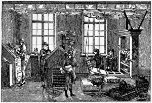 Bollinger: technics, printing, print office of Joseph Zaengl