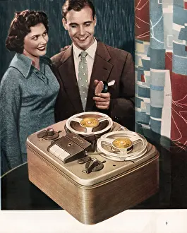 Playback: technics, tape recorder, advertising, prospectus