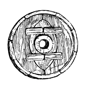Sumerian: technics, wheel, oldest image, drawing after