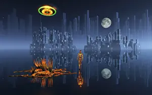 Colonization: A technologically advanced city of the future