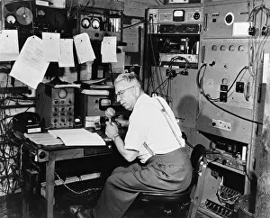 Gauges: Ted Gempp, operator of the radio station ?