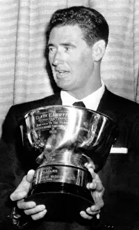 Touchdown: Ted Williams, Boston Red Sox, with his Clark ?
