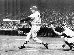 Pitched: Ted Williams of the Boston Red Sox hitting ?