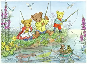 Teddies Fishing