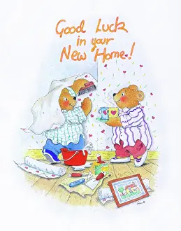 Mugs: Teddies - Good Luck in your New Home
