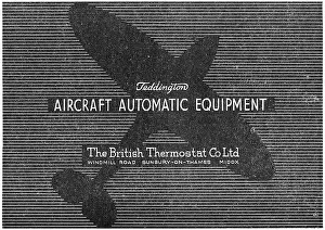 Thermostat: Teddington Automatic Equipment - British Thermostat
