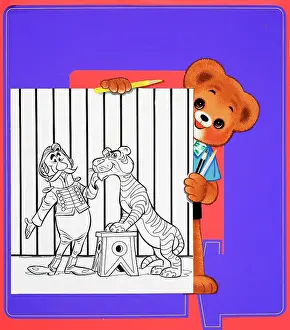 Crayons: Teddy Bear