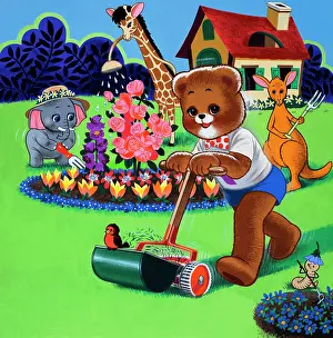 Mowing: Teddy Bear