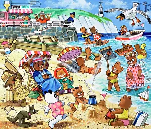 Sandcastle: Teddy Bear
