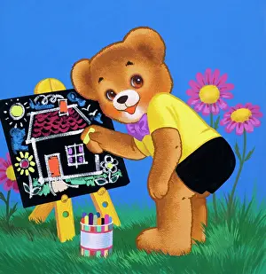Crayons: Teddy Bear