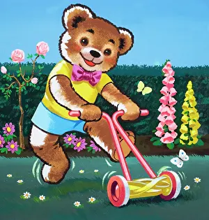 Mowing: Teddy Bear