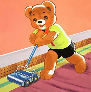 Dusting: Teddy Bear