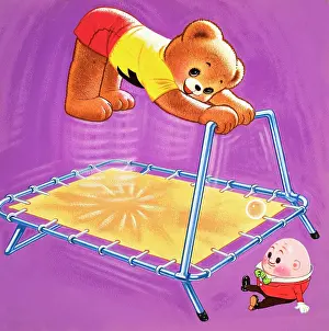 Trampoline: Teddy Bear