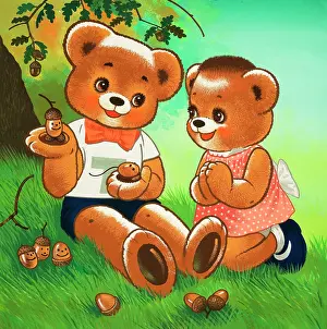 Acorns: Teddy Bear