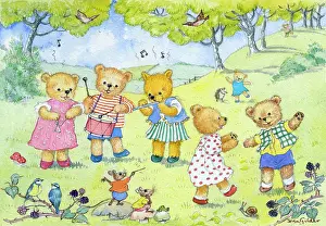 Teddies: Teddy Bear Band musical & dancing teddies