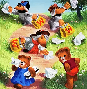 Tissues: Teddy Bear (with hidden objects)