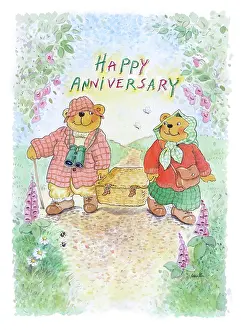 Hamper: Teddy bears with a picnic hamper