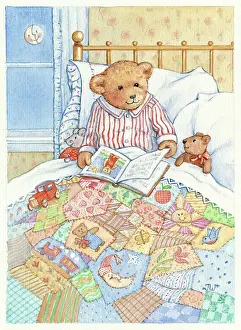 Quilt: Teddy in Bed