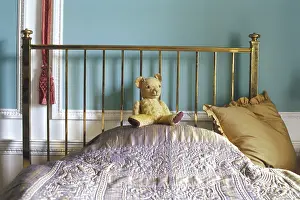 Pillow: TEDDY ON THE BED