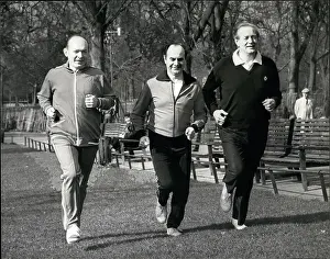Monro: Teddy Taylor, Harry Ewing, Hector Monro run in the park