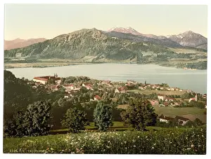 Tegernsee: Tegernsee, general view, Upper Bavaria, Germany