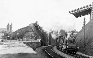 Teignmouth: Teignmouth railway steam train