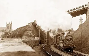 Teignmouth: Teignmouth railway steam train