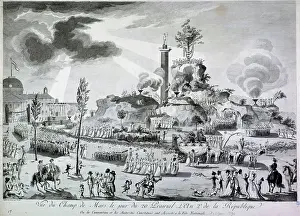 Viith: Teissier. View of the Champ-De-Mars