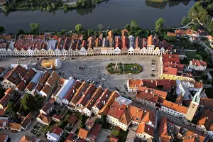Schuhboeck: Telc, air photograph