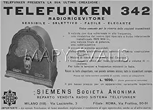 Luxuriously: TELEFUNKEN 1931 ADVERT