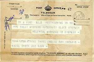 Congratulations: Telegram congratulations, new baby