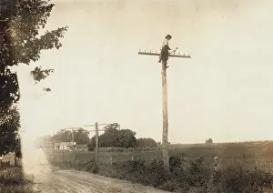 Lineman: Telegraph lineman, Kentucky, photograph ?