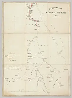 The National Army Museum: Telegraph map of Upper Egypt