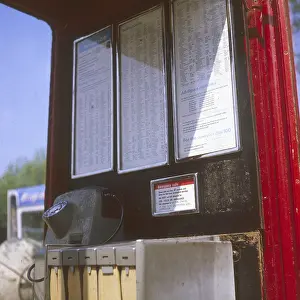 Enquiries: TELEPHONE BOX INTERIOR