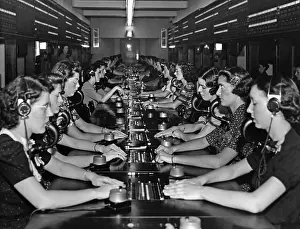 Courses: Telephone operators, 1938