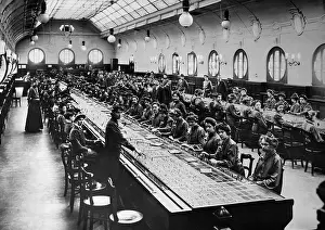 Switchboards: Telephone operators in the exchange