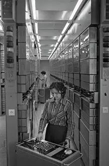 Inspecting: Telephone station in Gorky