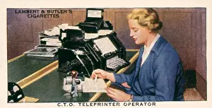 Telegrams: TELEPRINTER & OPERATOR