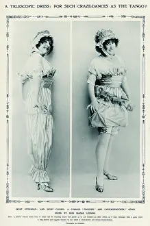 Telescopic: Telescopic dress for the tango 1914