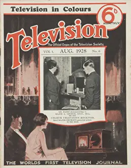 Demonstrating: Television magazine cover