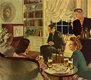 Crockwell: Television Party with Beer