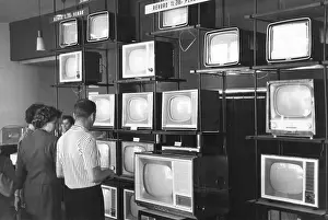 Television shop, Riga, Latvia