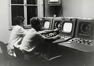 Schnbrunn: Television Studio Schonbrunn. 30th August 1960. Photogra