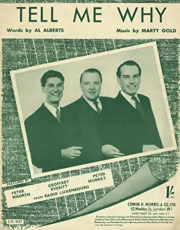 Aug17: Tell me why - Music Sheet Cover