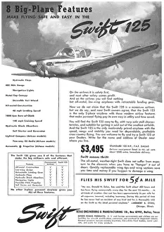 Temco: Temco Swift 125 Aircraft