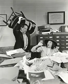 Businesswoman: Temper tantrum at the office -